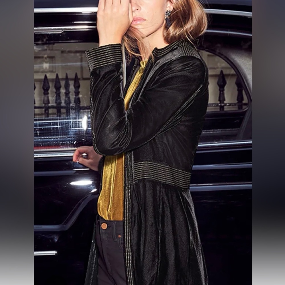 Boden Grosvenor Velvet Duster - Size 14 - Picture 2 of 11